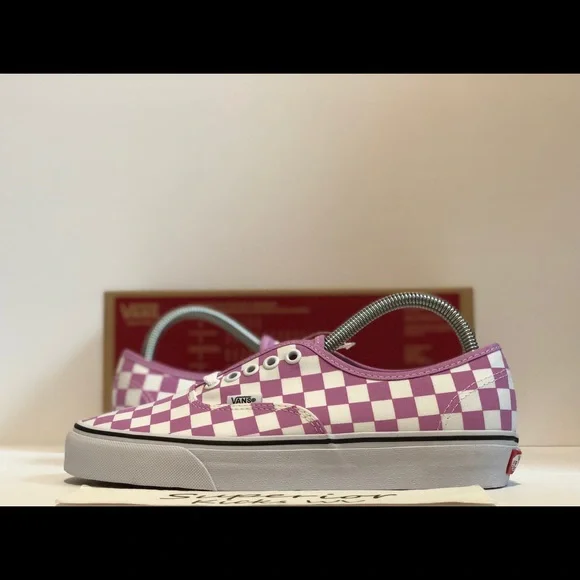 Vans Authentic (Checkerboard) “Orchid/True White”